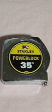 Stanley Power Lock Tape Measure 35 ft. Secure Blade Lock Metal 33-835
