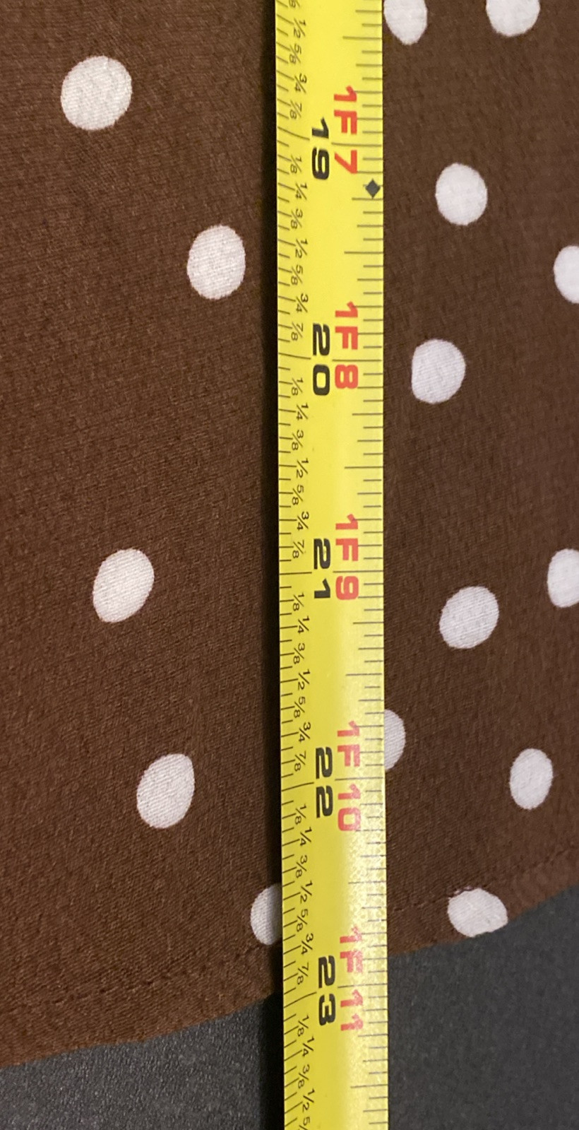 ZARA BASIC Brown/White Polka Dots Pullover Spaghe… - image 8