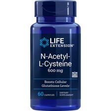 Life Extension N-Acetyl-L-Cysteine 600 mg 60 ...