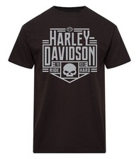 Harley-Davidson T-Shirt Captive, Schwarz, Baumwolle, Gr. S-4XL
