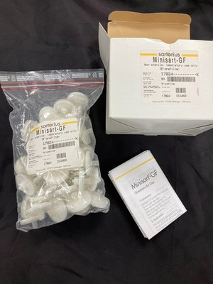 (50) Sartorius Minisart GF Non-sterile luer lock syringe filters 17824K
