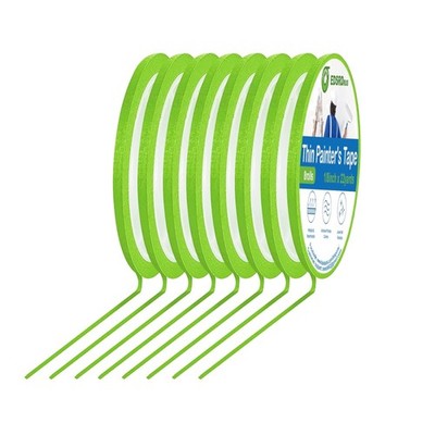 Thin Painters Tape 1/8, 1/4, 1/2 Inch Width Painter Tape Paint Tape Masking Tape