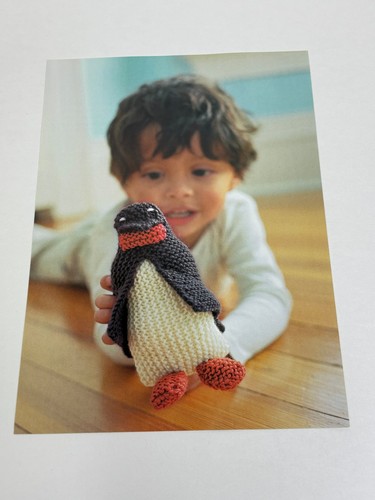 Rowan Penguin Toy Knitting Pattern Pages 6in Size - Picture 1 of 4