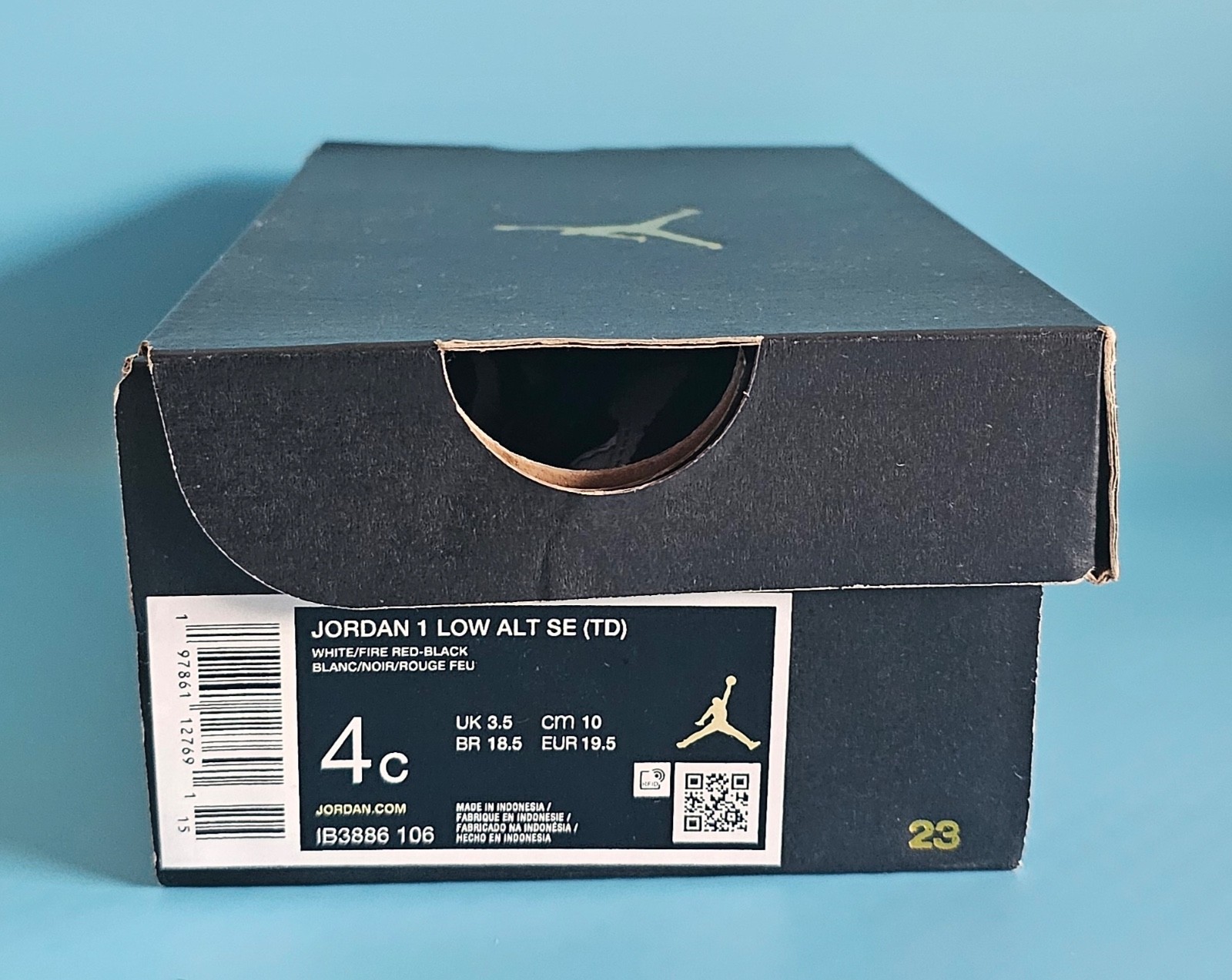 Nike Air Jordan 1 Low ALT SE (TD) Toddler Size 4C, Lightly Used, IB3886 106 thumbnail 12