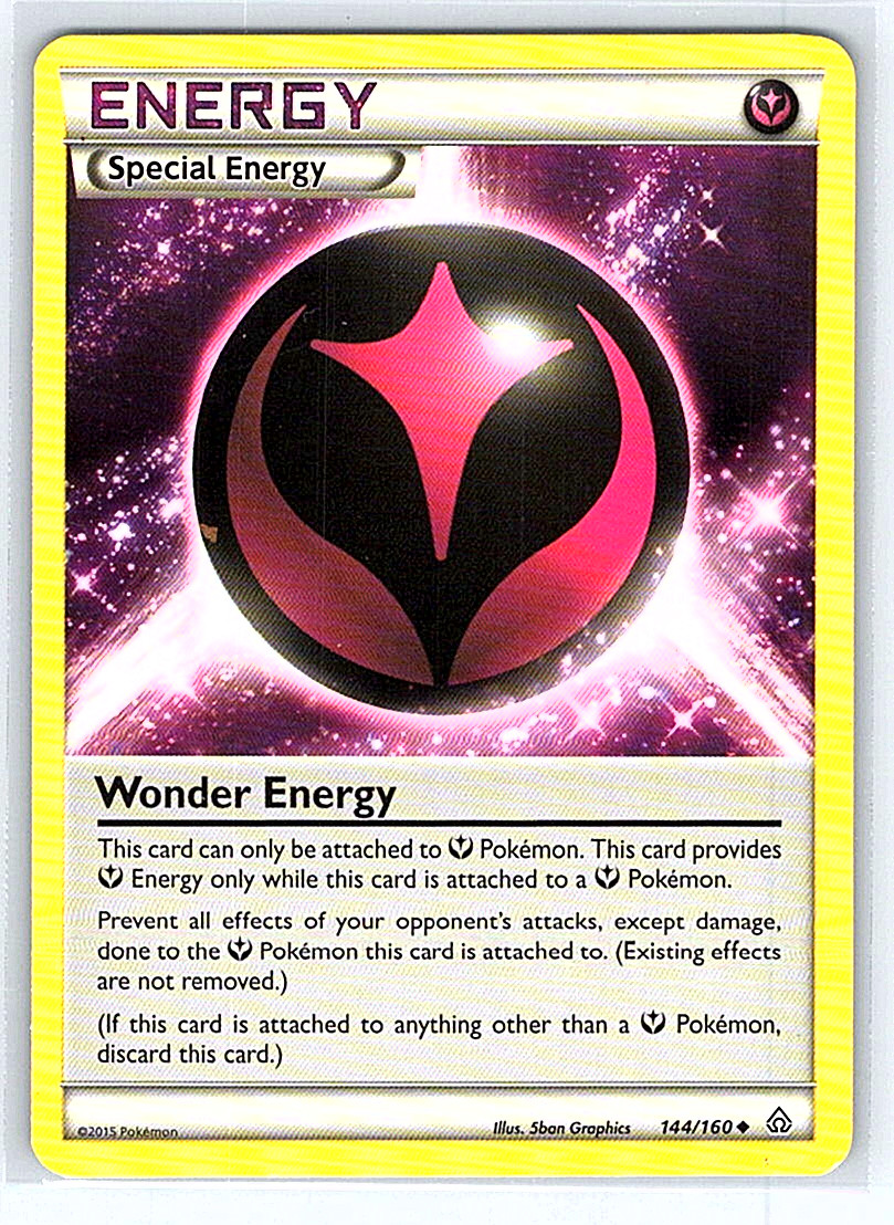 Wonder Energy 144/160 Primal Clash NM or LP Pokemon Card