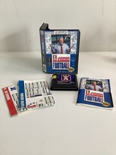 John Madden Football '93 Sega Genesis CIB Complete w/ AFC & NFC Inserts TESTED