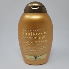 OGX Hydrate Tone Reviving Sunflower Shimmering Blonde Conditioner UVA, 13oz