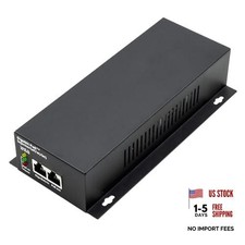 High Power 90W Gigabit PoE  Injector Adapter, RJ-45 Shielded, IEEE