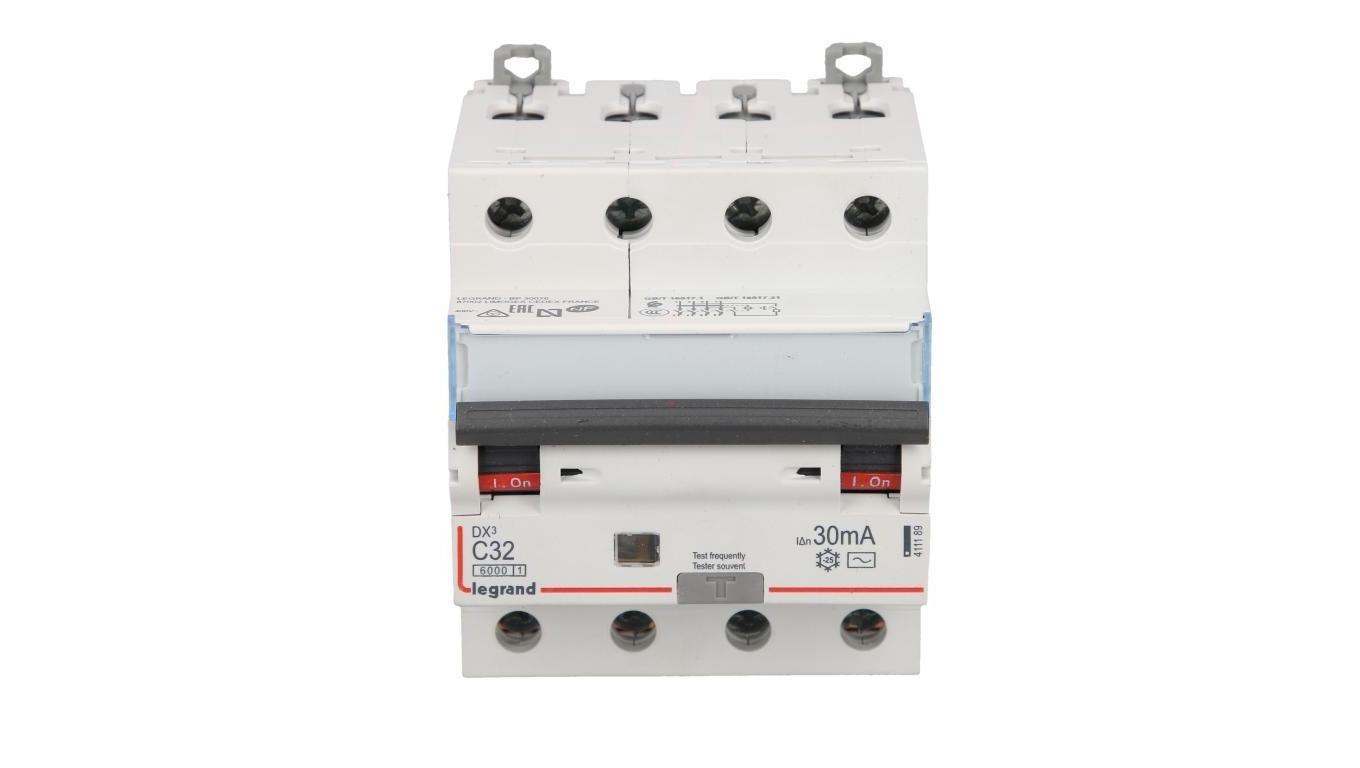 4P 32A C P310 Series DX3 411189 Differential Current Switch