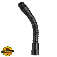 PATIKIL 6" Black Mic Gooseneck 5/8" Thread