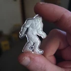 5 Gram .999 Fine Silver Bigfoot Shaped Bullion