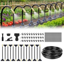 Automatic Drip Irrigation Kit - 50FT with Tool-Free Quick 50ft x 2100 sq ft 