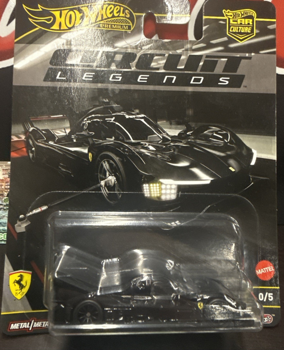 ホットウィール チェイス CHASE Ferrari499Pフェラーリ Hot Wheels Circuit Legends Chase Ferrari 499P with plastic