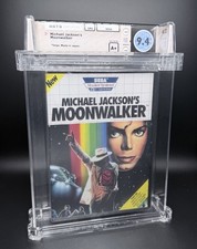 Michael Jackson's Moonwalker Sega Master Factory Sealed! WATA 9.4/A+