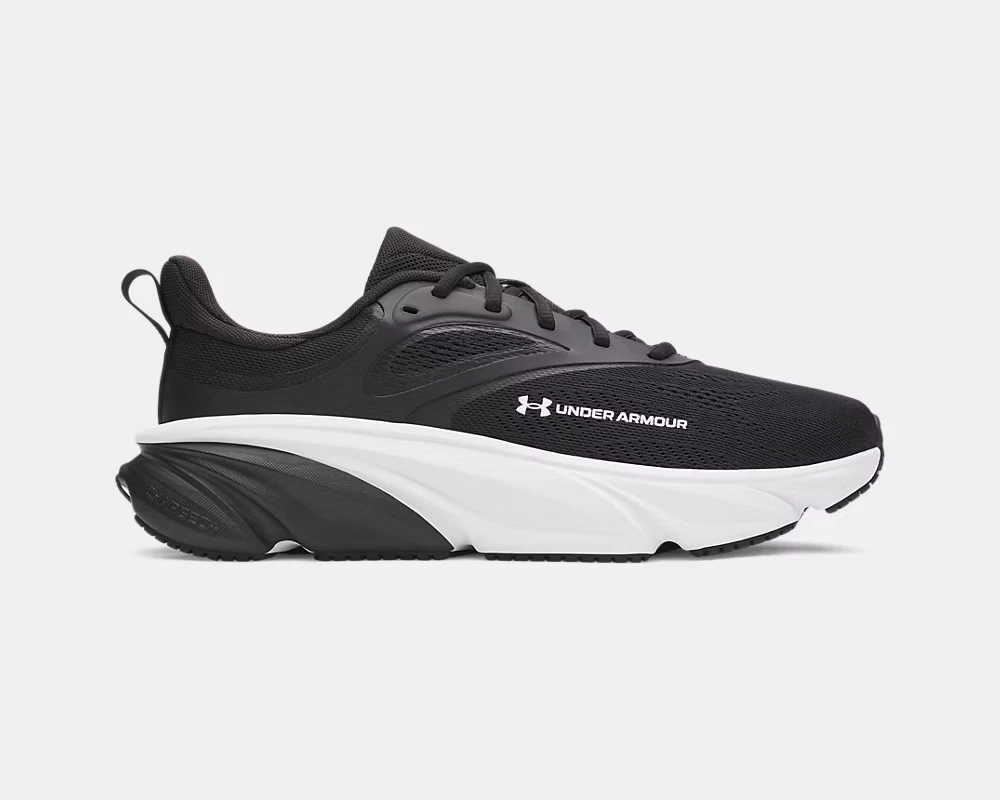 Under Armour Men's UA Charged+ Rogue 6 Running Shoes Black / White