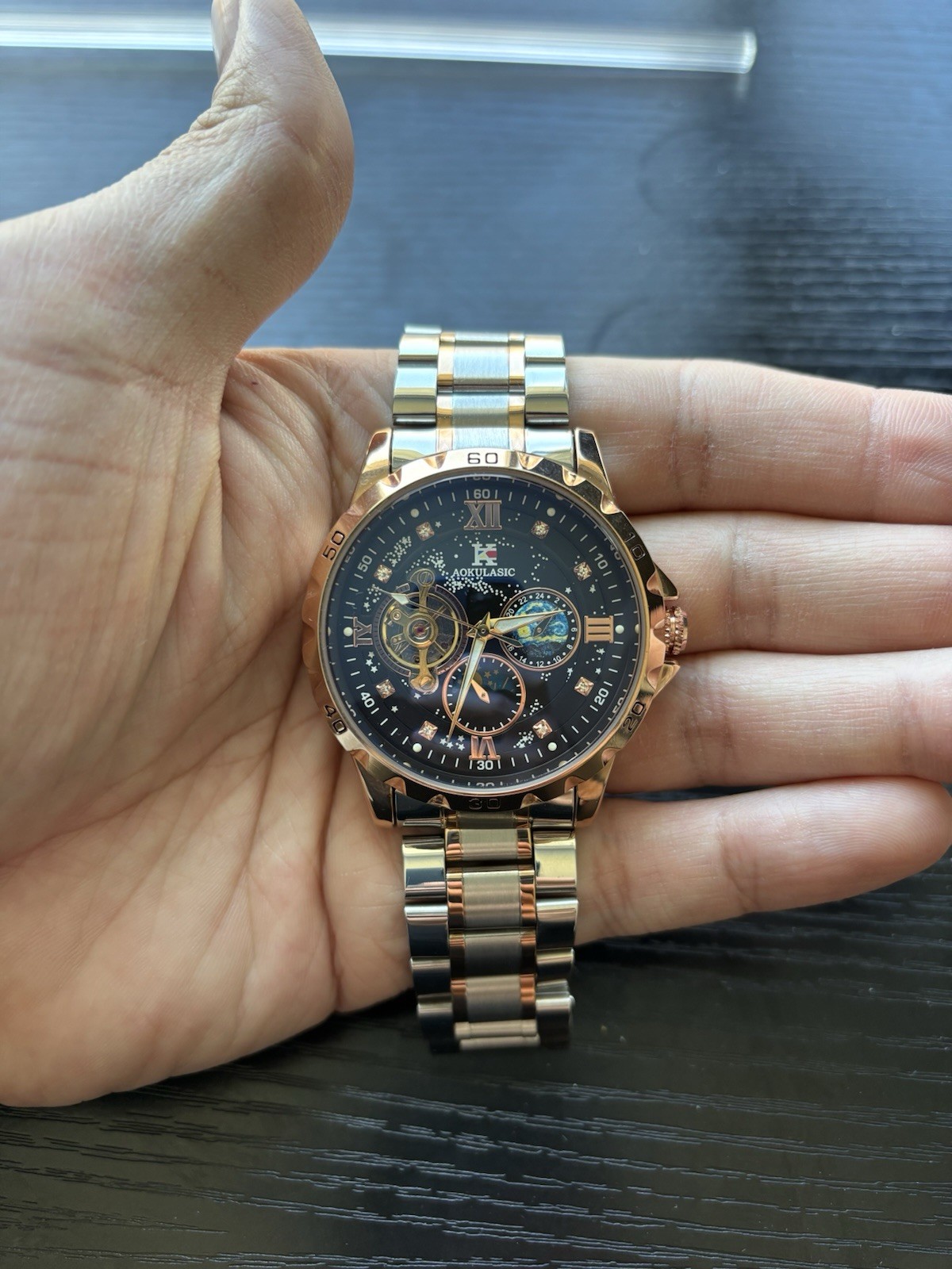 Aokulasic Men's Automatic Watch Multifunctional - image 2