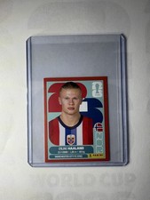 Panini FIFA WORLD CUP STICKER RED Erling Haaland Manchester City FC Norway