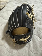Mizuno Global Elite Baseball Glove Infield Leather Used