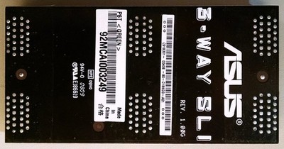 Asus P6T NVIDIA GPU 3 Way SLI Bridge