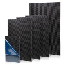 Kohlefaserplatte Carbonplatte 100x200x0,5mm f&uuml;r Modellbau DIY Scheibe