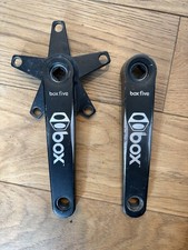 Box Five Square Taper Alloy Mini Junior Expert BMX Race Cranks Black 155mm