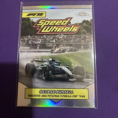 2025 Topps Chrome Formula 1 - 1975 Speed Wheels George Russell #75MAMG