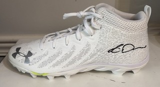 Rico Dowdle Autograph Cleat Beckett COA Under Armour Spine Steelers