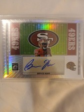 Bryce Huff Optic Hashmarks Auto Card