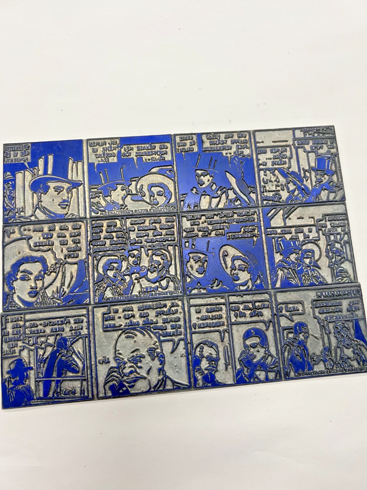 Mandrake the Magician. Printing plates