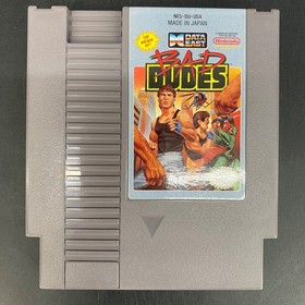 Bad Dudes NES 1989 Game Cartridge with Manual and Sleeve Nintendo System