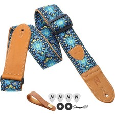 Hochwertiger Vintage Gitarrengurt mit -Bonus