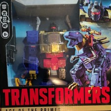 Transformers Age Of The Primes 8 Figure Leader 2025 Grimlock w Wheelie