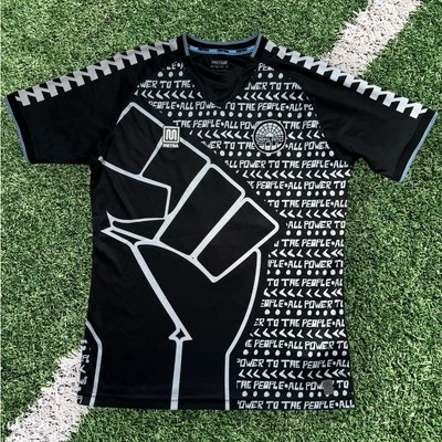 Oakland Soul Soccer Jersey Meyba Black Roots Football Shirt Men's
