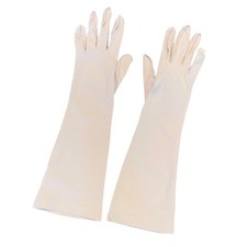 Vintage Cream Gloves, Formal Gloves
