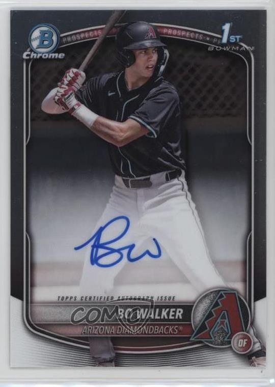 2025 Bowman Chrome Prospect Auto Bo Walker #CPA-BWA Auto 0u38