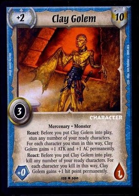 Clay Golem - Mercenaries - Warlord Saga of the Storm