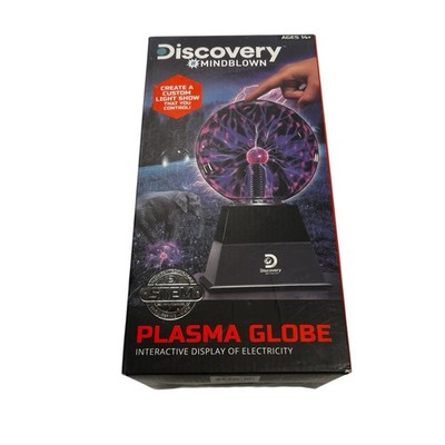 Discovery Plasma Globe 6'' Globe Reacts to Touch, Voice & Music