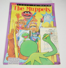 Walter Foster Learn to Draw The Muppets Oversized Art 1998 Book Approx. -10"x14"