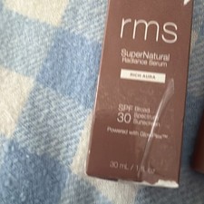 RMS Beauty- SuperNatural Radiance Serum SPF 30- Rich Aura- Broken Box