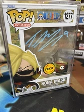 Funko POP! One Piece #1277 Soba Mask CHASE Signed by Taz Skylar PSA Certified