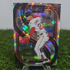 2025 Panini Select Premier Level #177 Kristian Campbell RC Ice Prizm Red Sox 