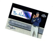 2005 Team Topps FOIL SP BEN HENDRICKSON AUTO! Brewers SEE! 