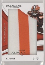 2018 Panini Immaculate 18/25 Duke Johnson Jr #IM-91 Jumbo Patch 0c3