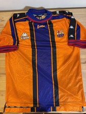 Maglia Kappa 1997-98 FC Barcelona Away - 100% Originale - Come Nuova - Taglia M