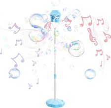 2026 New Bubble Machine, 47" Rechargeable Automatic Bubble Maker with Light...