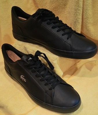 LACOSTE LEROND BLACK  01202 CMA MEN'S sz (12 us )(46 eur) xx81