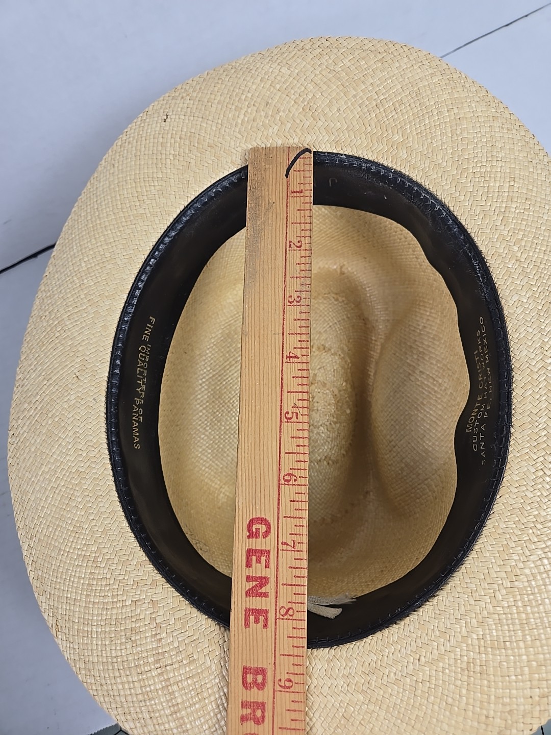 Monte Cristi - Custom Hat Works New Mexico - Panama Straw Hat