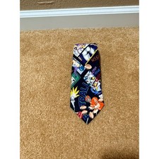 Nicole Miller 1993 Football Silk Mens Tie Vintage Rare Athletic 90's Super Bowl