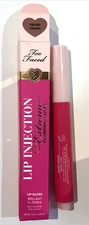 Too Faced Lip Injection Extreme Plumping Clicks Velvet Crush Lip Gloss 1.5 g New