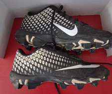 Nike Fastflex Youth Black and White Cleats Baseball (AQ8151-001) Size 6Y
